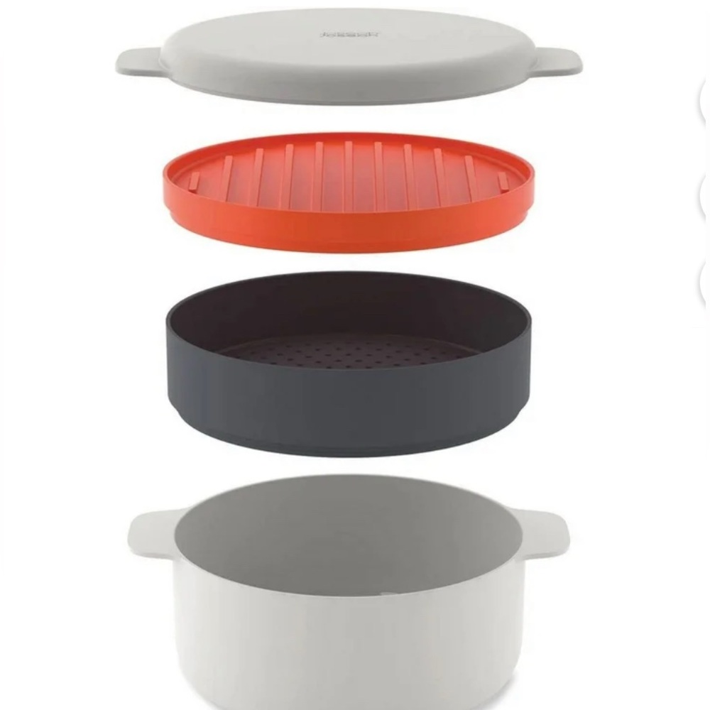 Joseph Joseph Microwave 4-Piece Stackable Cooking Set - Picture 2 of 7